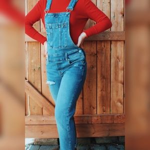 Garage denim overalls